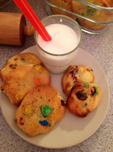 cookies aux m&m's
