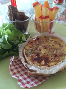 camembert rôti au miel noix