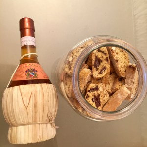 Cantuccinis au Chocolat et Vino Santo
