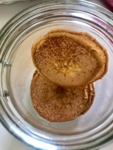 Pommes séchées au four